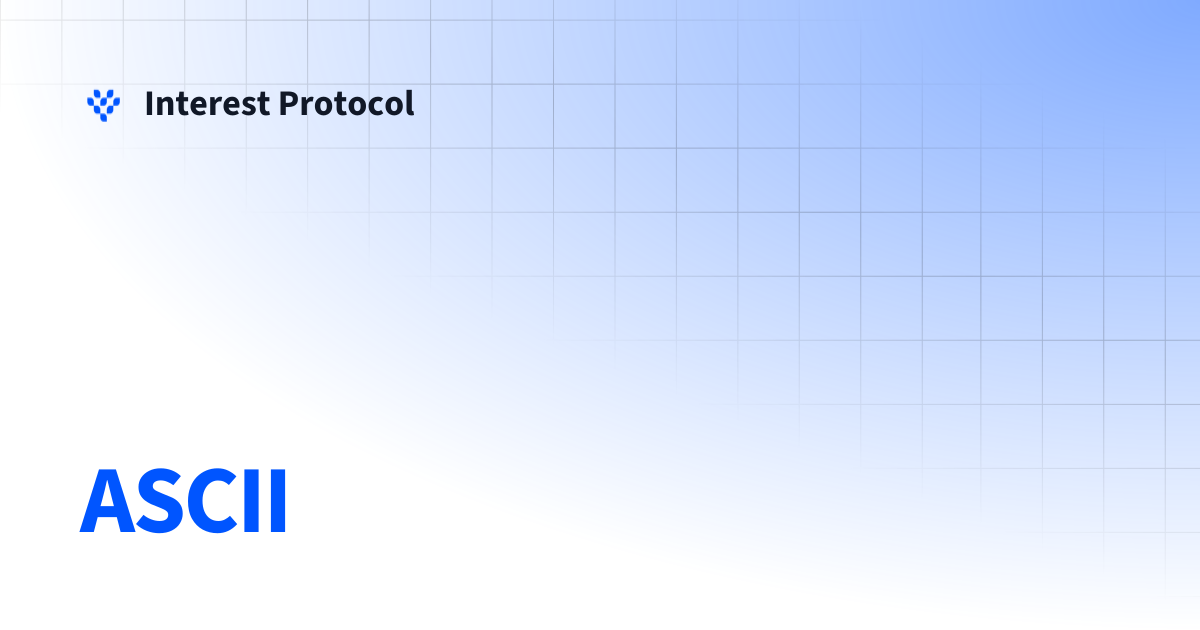 ascii-interest-protocol